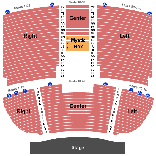 Mystic Lake Showroom Martin Lawrence Seating Chart